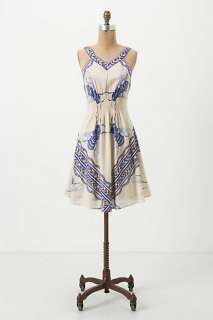 Blue Bombus Dress   Anthropologie