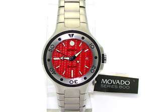 Movado 2600008 Mens 800 Series Stainless Steel Watch  