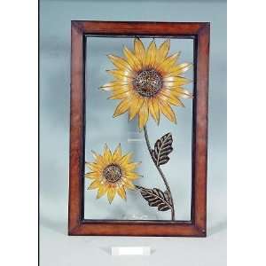 Decorative Metal Sunflower Plaque