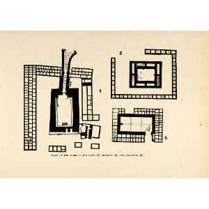   Diagram Abydos Plan   Original Halftone Print