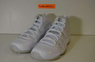 408201 101] Nike Air Jordan 11 Retro White Silver Anniversary White 