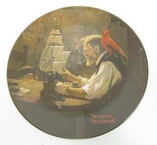 NORMAN ROCKWELL Painted Dish Plate No. 139632  