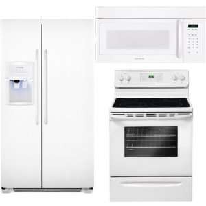  FLEVEL2 2 GD W E White 26 Cubic Foot Refrigerator, 30 Microwave 