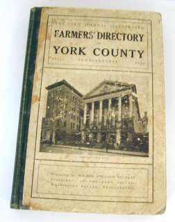 The Farm Journal Rural Directory of York County, Pennsylvania, William 