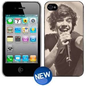  ONE DIRECTION Harry Styles Singing iPhone 4 4s Plastic 