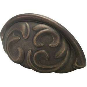   Forged Solid Brass Cup Pull 834 ABZ Ancient Broze