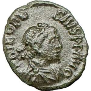   379AD Authentic Original Ancient Roman Coin Wreath 