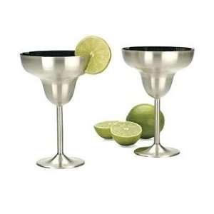  Endurance Stainless Margarita Glasses Set of 2 Kitchen 