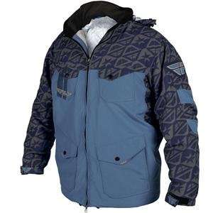  Fly Racing Pit Jacket   2010   3X Large/Navy/Grey 