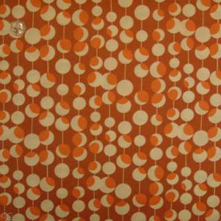 Amy Butler Quilt Fabric Midwest Modern Martini Rust  
