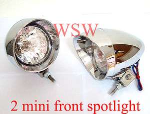   Lamp Head Light Spot Kawasaki Vulcan 750 VN800 VN1500 1600 Chrome
