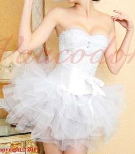 Bridal Angel Costume corset petticoat tutu skirt 6 16  