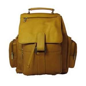  David King Leather Top Handle Extra Large Backpack Caf 