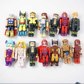   14pc Marvel Hero Squad Superman Minimate Figure Collection MV01  