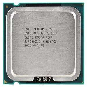  Intel Core 2 Duo E7500 2.93GHz 1066MHz 3MB Socket 775 Dual 