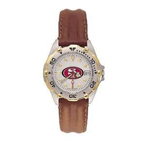  San Francisco 49ers Ladies All Star Leather Watch   San Francisco 