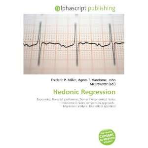  Hedonic Regression (9786132864727) Books