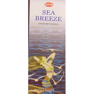 Sea Breeze   20 Stick Hex Tube   HEM Incense
