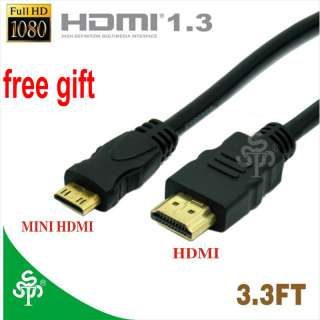   To MINI HDMI Cable For HDTV DV DC Projector DVD Players Camera  