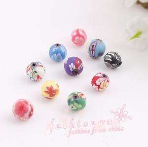 200 MixColor Handmade Polymer Clay Ball beads 6mm 8mm 1  