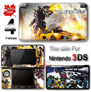 Transformers Optimus Prime & Bumblebee NEW SKIN for 3DS  