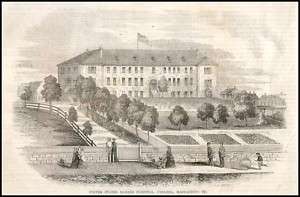 Chelsea Massachusetts US Marine Hospital 1853  