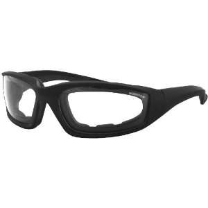  Bobster Eyewear Foamerz II Sunglasses , Color Black/Clear 