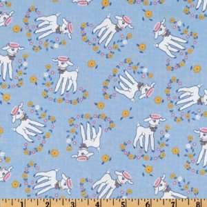  44 Wide Little Blessings Booster Club Lamb Lake Fabric 