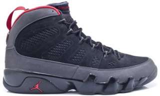 2010 Nike Air Jordan Retro IX 9 Shoes Black Varsity Red Size 12 