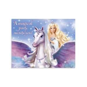  Barbie Magic of Pegasus Invitations Birthday NEW Toys 
