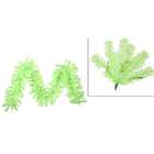 VCO 9 x 12 Pre Lit Sparkling Chartreuse Green Christmas Garland 