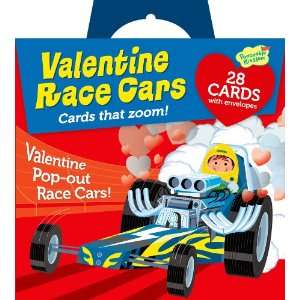  Peaceable Kingdom / Valentine Race Car Cards Toys & Games