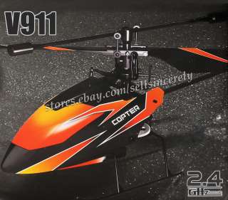   4Ghz V911 Single Blade Remote Control RC Helicopter Gyro LCD  