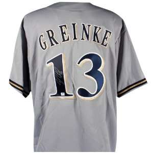  Signed Zack Greinke Jersey   GAI   Autographed MLB Jerseys 