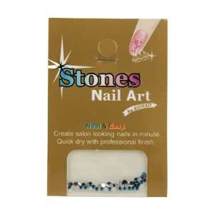  Konad Nail Art Rhinestones   Blue (50 Pcs) Beauty