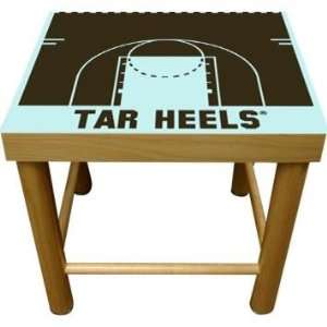 University of North Carolina Basketball Court End Table   College 