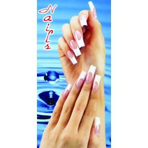 Nail Salon Window Decal Poster 4 x 2 ft, NWP 20