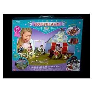    Horseland Deluxe Stable Set 54pc W/best Loss DVD Toys & Games