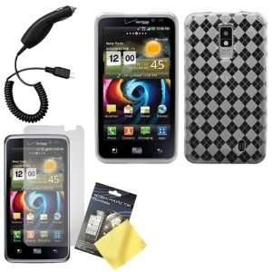   Screen Protector / Guard / Film & Car Charger for LG Spectrum / VS920