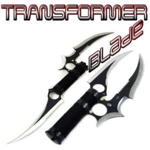 Transformer Custom Space Fantasy Dagger 2 Blade Knife  