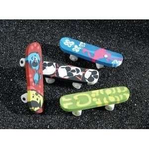  Skateboard Pencil Erasers Set of 5 