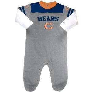  Reebok Chicago Bears Infant Layered Sleeve Coverall 