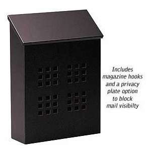   Traditional Decorative Vertical Mailboxes in Black