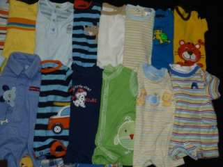30pc BABY BOY size NEWBORN NB SUMMER OUTFIT CLOTHES LOT infant Preemie 