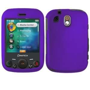 Premium   Pantech TXT8040/Jest Rubber Dr. Purple Cover   Faceplate 