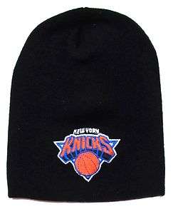 New York Knicks Adidas Black Beanie Knit Skull Cap  