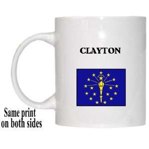  US State Flag   CLAYTON, Indiana (IN) Mug 
