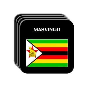  Zimbabwe   MASVINGO Set of 4 Mini Mousepad Coasters 