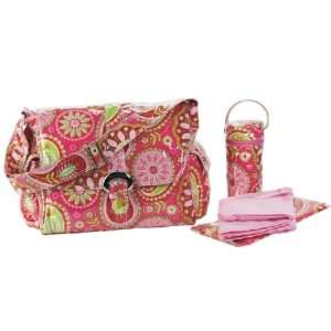  Gypsy Paisley Cotton Candy  Laminated Buckle Bag Baby
