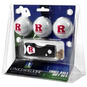  Rutgers Scarlet Knights NCAA 3 Golf Ball Gift Pack w 